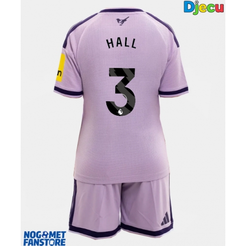 Newcastle United Lewis Hall #3 Rezervni Dres za djecu 2026-27 Kratak Rukav (+ Kratke hlače)